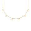 Gold mini hearts necklace - SIZE 45