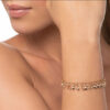 Gold dew drops bracelet - SIZE 19 - Image 2