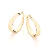 Gold plated earring hoop shape 522902
