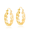 Gold plated earring ring 522905