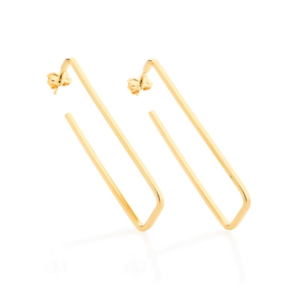 Gold plated earring - 524041