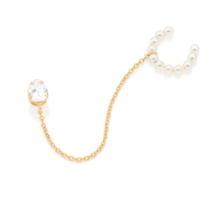 Gold pearl ear cuff 526999