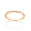 GOLD PLIÉ WEDDING BAND 513438 - Image 2